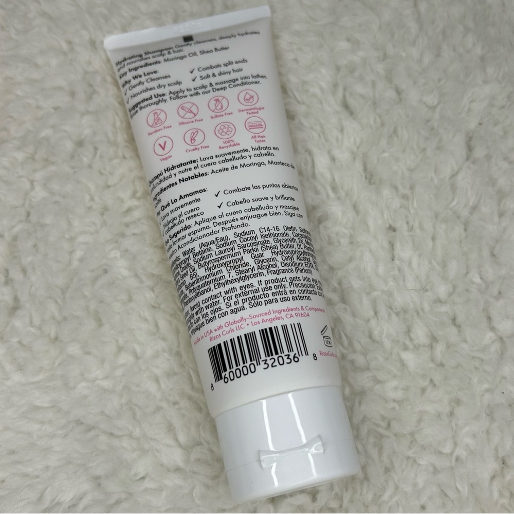 Rizos Curls Hydrating Shampoo 2 fl oz NEW - Picture 2 of 2